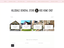 Tablet Screenshot of hillsdalegeneralstore.com